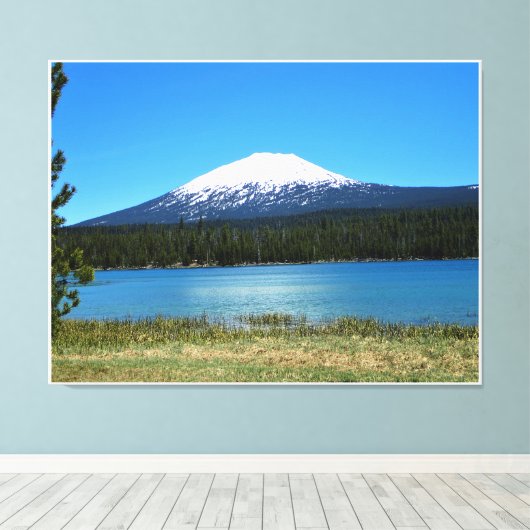 Mount Bachelor, OR Leinwanddruck (Insitu (Holzboden))