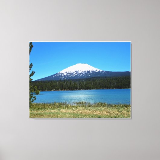 Mount Bachelor, OR Leinwanddruck (Vorderseite)