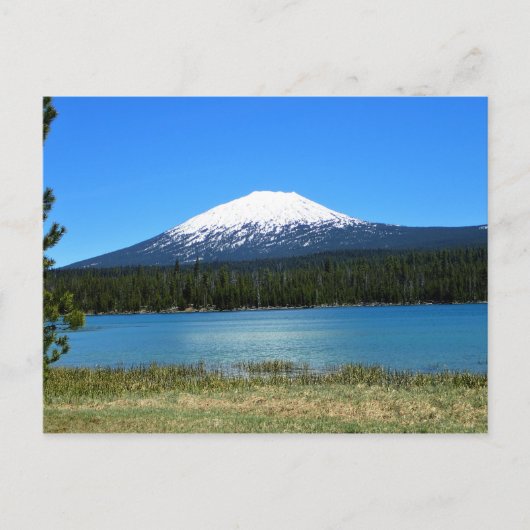 Mount Bachelor, Oregon Postkarte (Vorderseite)