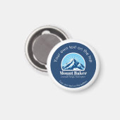 Mount Baker Cascade Washington Skigebiet Magnet (Vorderseite/Rückseite)
