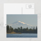 Mount Baker dominiert die Landschaft Postkarte (Vorne/Hinten)
