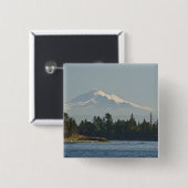 Mount Baker dominiert Landschaft Button (Vorne & Hinten)