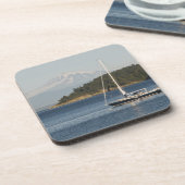 Mount Baker dominiert Landschaft Getränkeuntersetzer (Linke Seite)