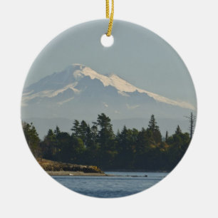 Mount Baker dominiert Landschaft Keramik Ornament