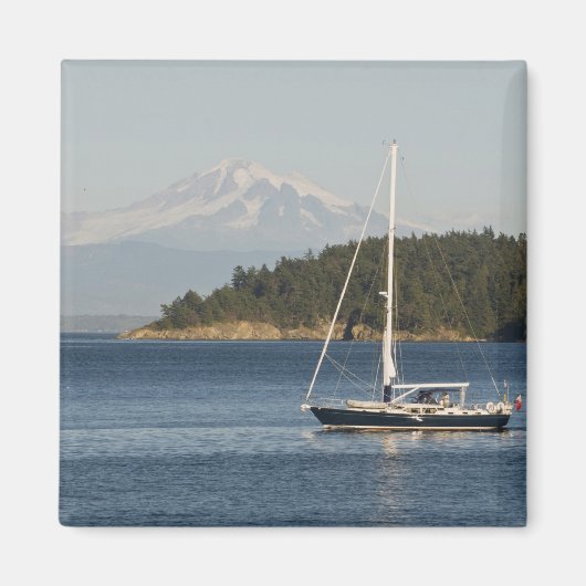 Mount Baker dominiert Landschaft Magnet (Vorne)
