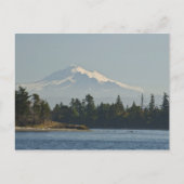 Mount Baker dominiert Landschaft Postkarte (Vorderseite)