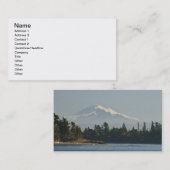 Mount Baker dominiert Landschaft Visitenkarte (Vorne/Hinten)