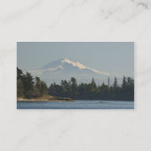 Mount Baker dominiert Landschaft Visitenkarte (Rückseite)