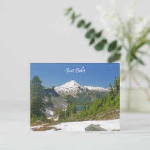 Mount Baker Mountain Landschaftsfotografie Postkarte