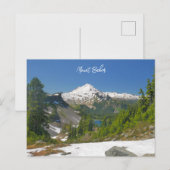 Mount Baker Mountain Landschaftsfotografie Postkarte (Vorne/Hinten)