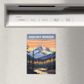 Mount Baker National Forest Washington Reise Magnet (In Situ (Geschirrspüler))