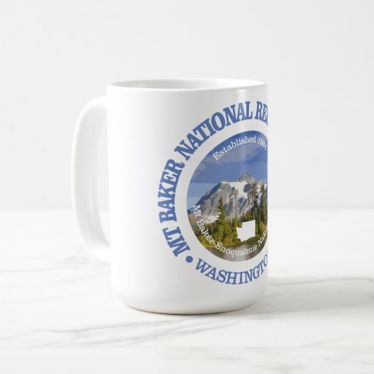 Mount Baker NRA Kaffeetasse (Vorderseite Links)
