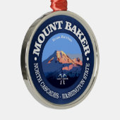 Mount Baker Ornament Aus Metall (Rechts)