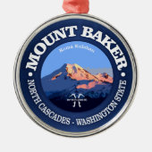 Mount Baker Ornament Aus Metall (Vorne)