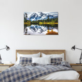 Mount Baker reflektiert Leinwanddruck (Insitu (Schlafzimmer))