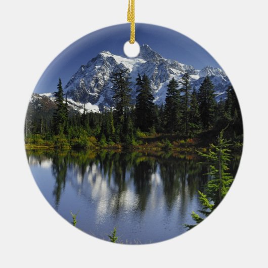 Mount Baker-Snoqualmie-Nationalwald Keramikornament (Hinten)