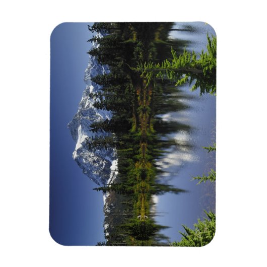 Mount Baker-Snoqualmie-Nationalwald Magnet (Vertikal)