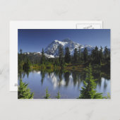 Mount Baker-Snoqualmie-Nationalwald Postkarte (Vorne/Hinten)