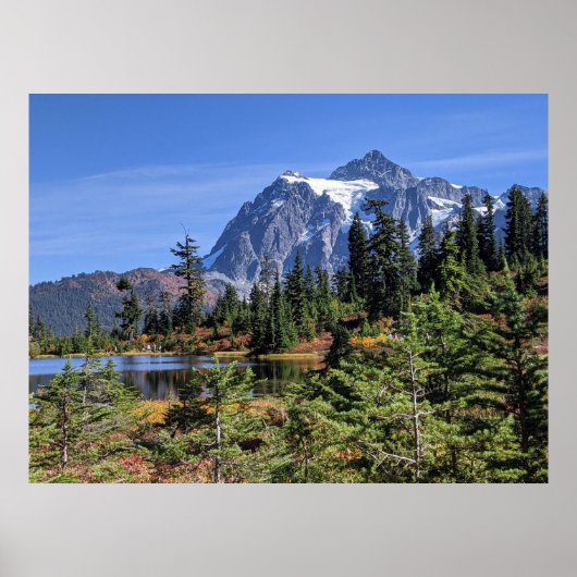 Mount Baker, Washington Fall Color Poster (Vorne)