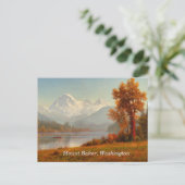Mount Baker, Washington, Fine Art, Postkarte (Stehend Vorderseite)