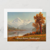 Mount Baker, Washington, Fine Art, Postkarte (Vorne/Hinten)