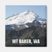 Mount Baker, Washington Foto Magnet (Vorne)