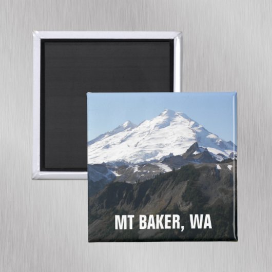 Mount Baker, Washington Foto Magnet