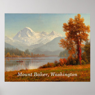 Mount Baker, Washington, Kunst, Poster