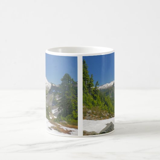 Mount Baker Washington Landscape Foto Kaffeetasse (Mittel)