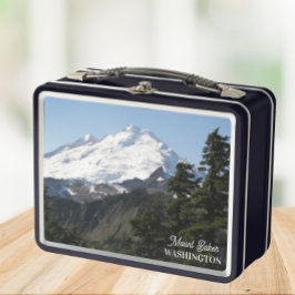 Mount Baker, Washington Landschaft Metall Brotdose