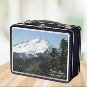 Mount Baker, Washington Landschaft Metall Brotdose
