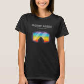 Mount Baker Washington - LGBTQ Pride Ski Googles P T-Shirt (Vorderseite)