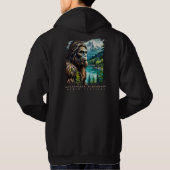 Mount Baker Washington Sasquatch Kapuzenpullover Hoodie (Rückseite)