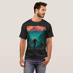Mount Baker Washington Sasquatch T-Shirt mit Lands