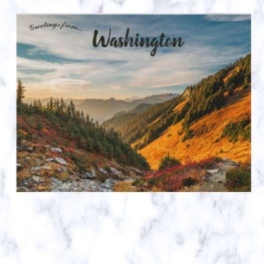 Mount Baker Washington USA Postkarte