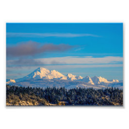 Mount Baker Winter Fotodruck