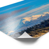 Mount Baker Winter Fotodruck (Ecke)