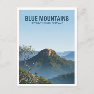 Mount Banks und die Grose Wilderness Blackheath Postkarte