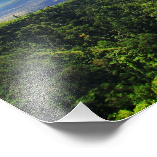 Mount Batur Volcano Foto Print (Ecke)