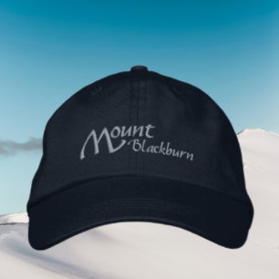 Mount Blackburn Alaska Wrangell bestickter Hut