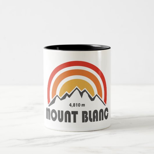 Mount Blanc Zweifarbige Tasse (Mittel)