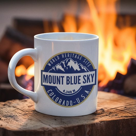 Mount Blue Sky Colorado Elev 4348 m Kaffeetasse