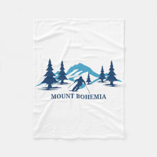 Mount Bohemia Michigan Skigebiet Skifahren Skifahr Fleecedecke
