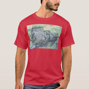 Mount Bohemia Resort - Karte T-Shirt