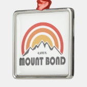 Mount Bond New Hampshire Ornament Aus Metall (Links)