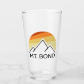 Mount Bond New Hampshire Retro Glas (Vorderseite)
