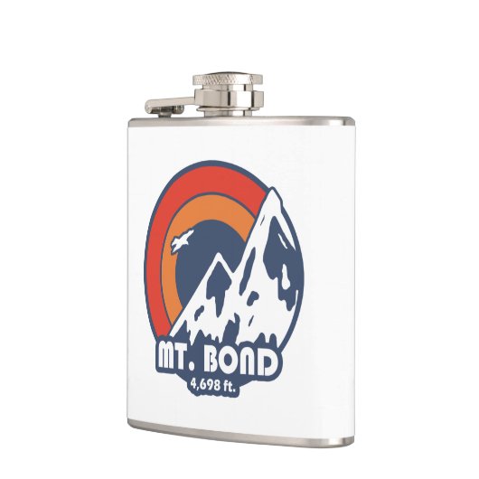 Mount Bond New Hampshire Sun Eagle Flachmann (Links)