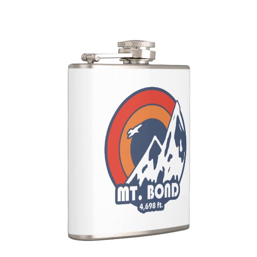 Mount Bond New Hampshire Sun Eagle Flachmann (Rechts)