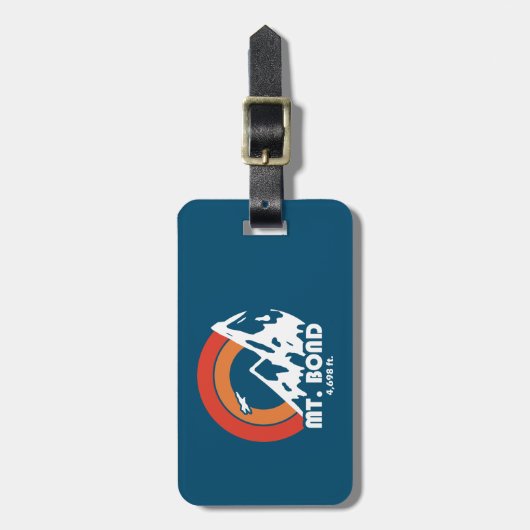 Mount Bond New Hampshire Sun Eagle Gepäckanhänger (Vorderseite vertikal)