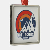 Mount Bond New Hampshire Sun Eagle Ornament Aus Metall (Rechts)